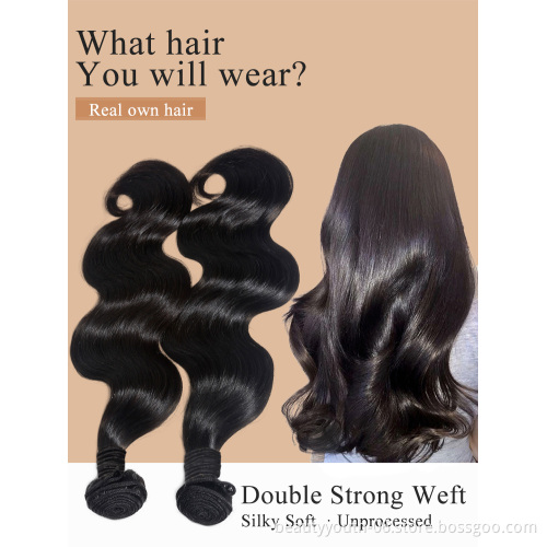 Raw Cambodian Hair Wholesale Free Sample Hair Bundles Processed Virgin Hair Vendor